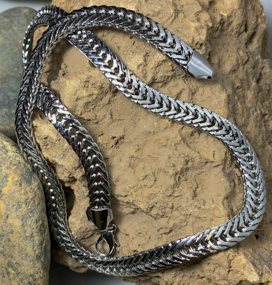 Silver Snake Neck Chain